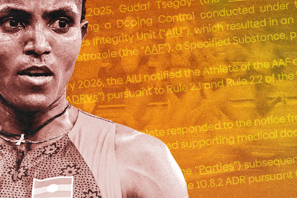 Gudaf Tsegay issued a four-month ban after testing positive for metabolite