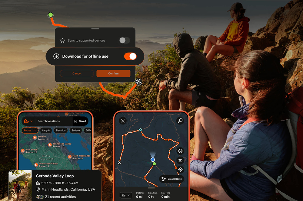Strava refines its hiking platform with offline navigation, route saving and improved maps