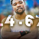 Lyles surges to a 14.67 world record in the 150m in Ostrava
