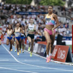 Werro, Paulino, Arop and Myers storm to world leads in Paris as Duplantis rebounds