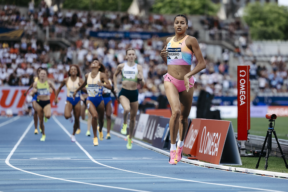 Werro, Paulino, Arop and Myers storm to world leads in Paris as Duplantis rebounds