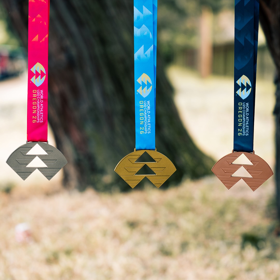 First Look: World Athletics U20 Championships Oregon 2026 Medals