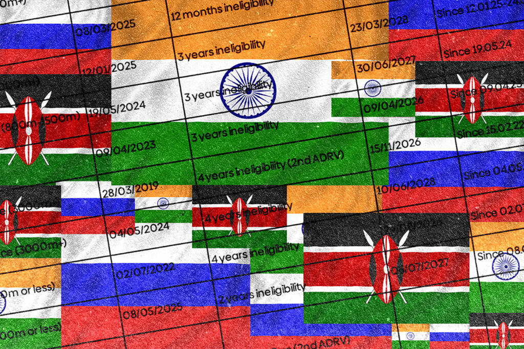 India, Kenya and Russia dominate AIU's list of ineligible persons