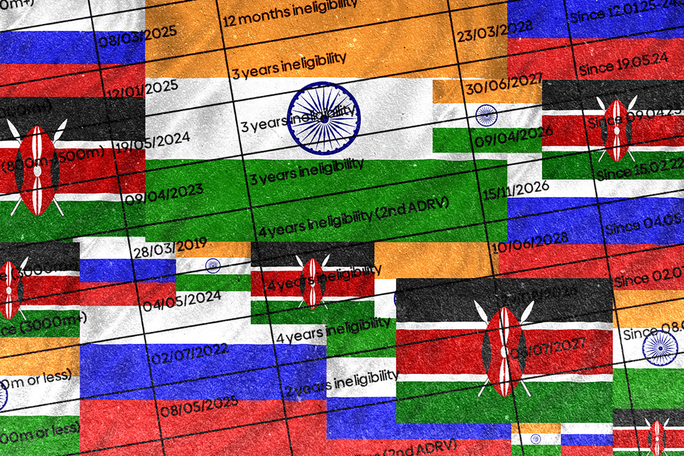India, Kenya and Russia dominate AIU's list of ineligible persons