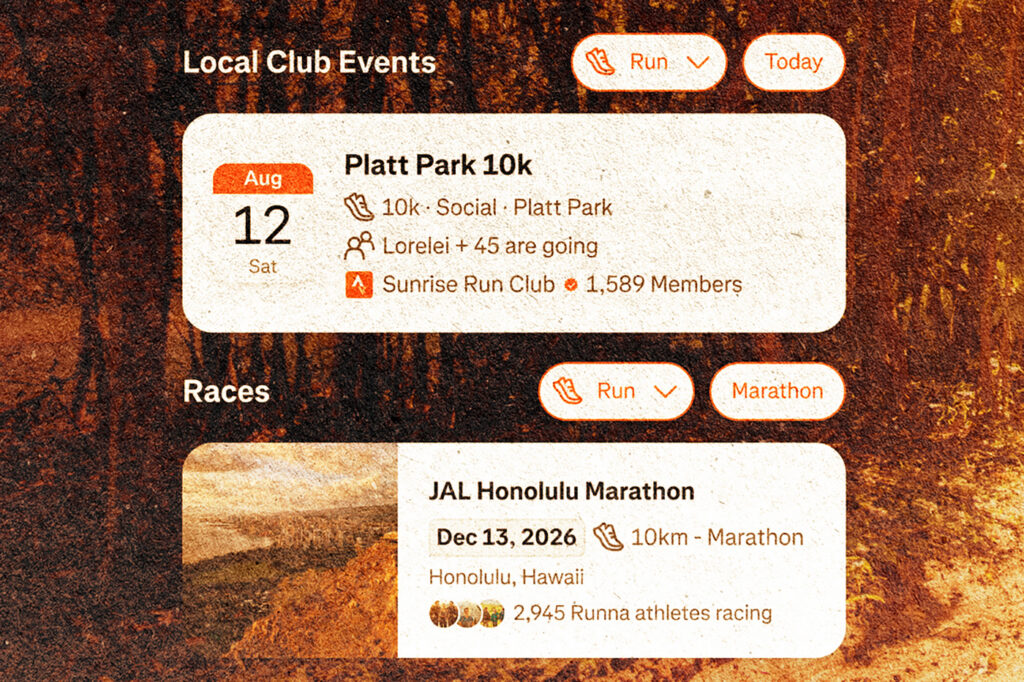 Strava adds race discovery tool with integration from Runna's event database