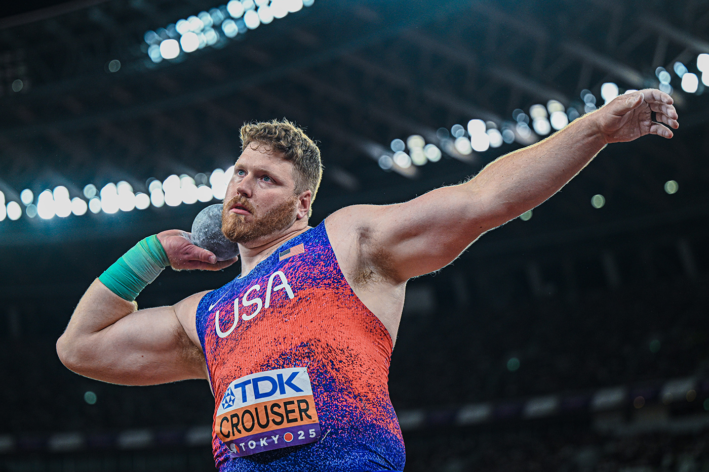 Crouser will end season and undergo surgery after breaking tip of elbow