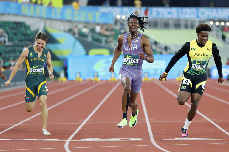World Athletics U20 Championships 2026 Day 2: Taylor, Maxwell surge to 100m gold