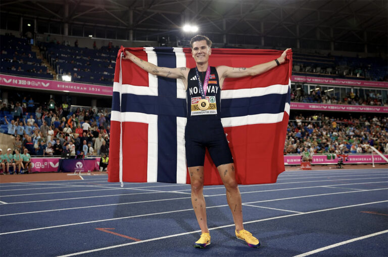European Athletics Championships: Ingebrigtsen kicks to gold in in his return