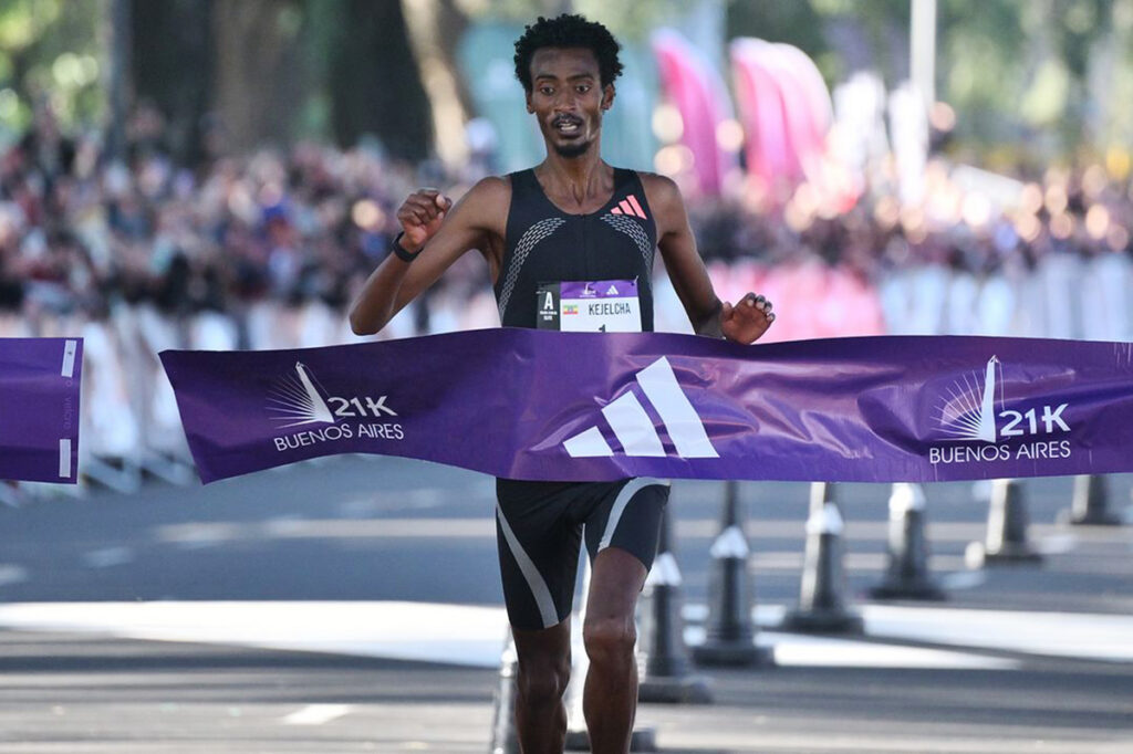 Kejelcha reclaims half marathon world record with 56:51 in Buenos Aires