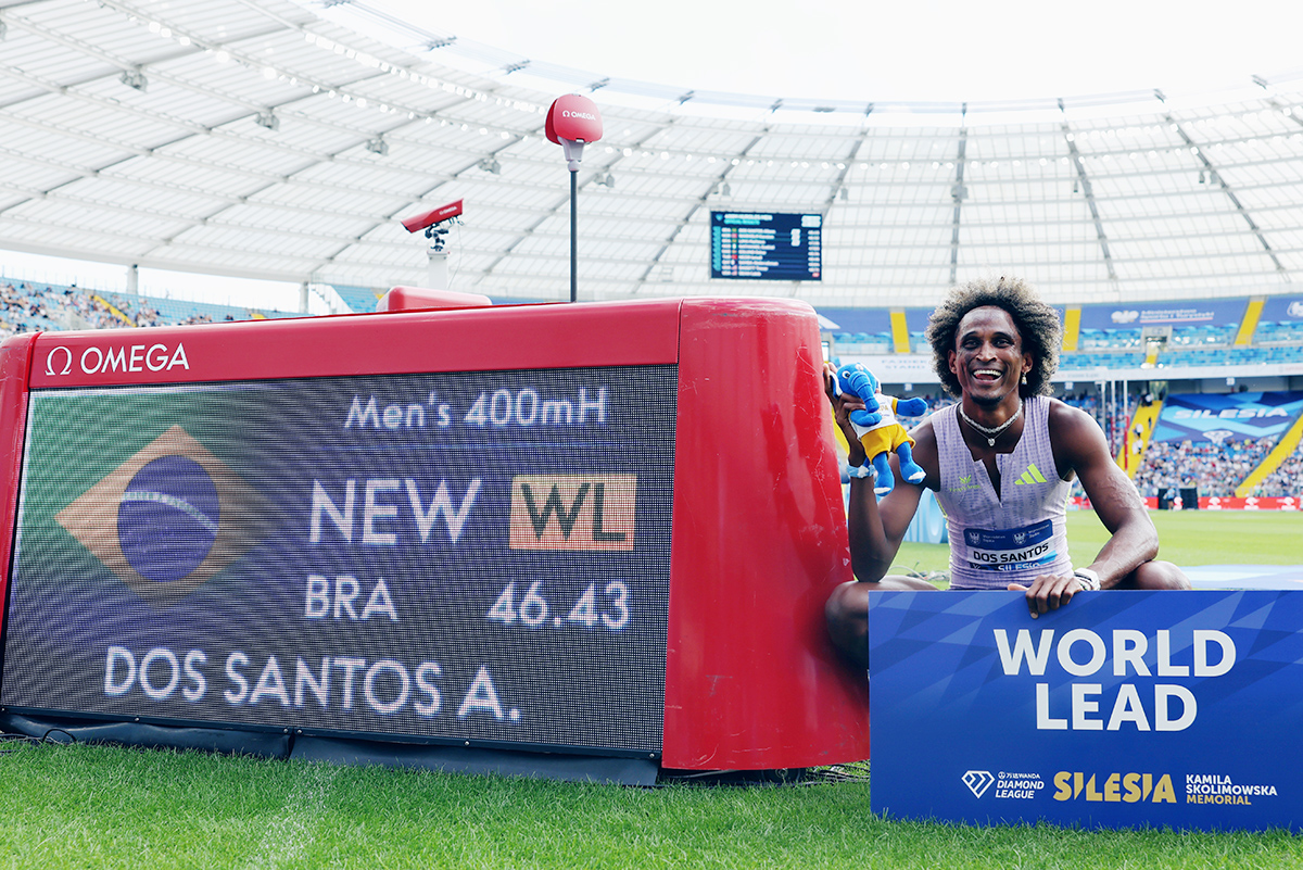 Mondo rises again, dos Santos gets world lead as Jefferson-Wooden shines in Silesia
