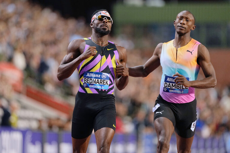 Bednarek, Kazimierska and Campbell storm to world leads on busy Day 2 of titles in Brussels