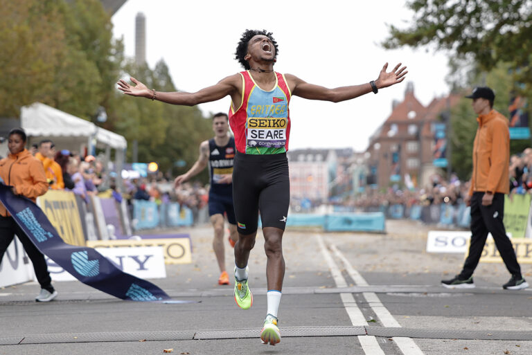 Seare, Amebaw kick to 5K titles as Farken, Guillemot surge to mile world leads in Copenhagen