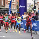 Ngetich dominates to women-only half marathon world record, Almgren wins on a late kick