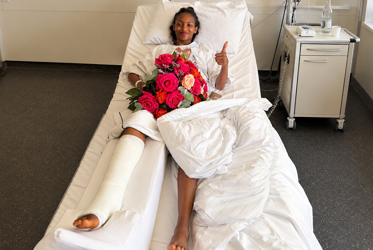 Assefa begins recovery following Achilles tendon surgery