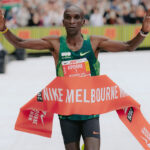 Kipchoge soars to course record win at the Melbourne Marathon