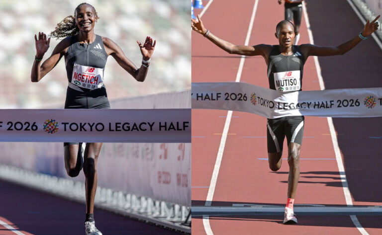 Mutiso and Ngetich smash Tokyo Legacy Half course records for Kenyan sweep