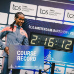 Diriba rolls to course record at Amsterdam Marathon as Berhanu wins in late surge