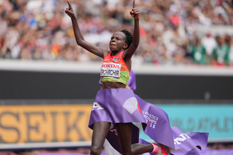 Peres Jepchirchir issued a provisional suspension for use of EPO