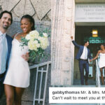 Gabby Thomas announces nuptials with Spencer McManes in civil ceremony
